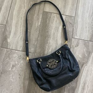 👜 Tory Burch Handbag Black Leather